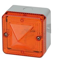 XenonStrobe L101X-B 24vDC [grey] 2:AMBER 5J 1/1,5/2Hz IP66 20-28vDC/AC w/o Lugs